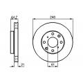 0 986 478 115 BOSCH Тормозной диск