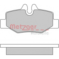 1170081 METZGER Комплект тормозных колодок, дисковый тормоз