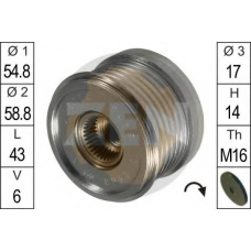 ZN5423 ERA Механизм свободного хода генератора