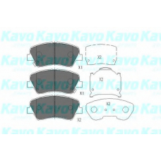 KBP-3030 KAVO PARTS Комплект тормозных колодок, дисковый тормоз