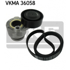 VKMA 36058 SKF Поликлиновой ременный комплект