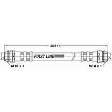 FBH6811 FIRST LINE Тормозной шланг