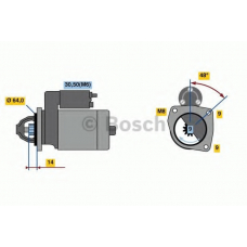 0 986 024 020 BOSCH Стартер