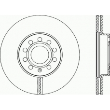 BDA2151.20 OPEN PARTS Тормозной диск
