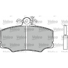 540495 VALEO Комплект тормозных колодок, дисковый тормоз