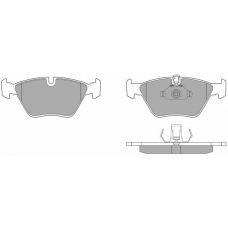 FBP-0624-01 FREMAX Комплект тормозных колодок, дисковый тормоз