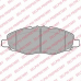 LP2059 DELPHI Комплект тормозных колодок, дисковый тормоз