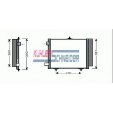 1520041 KUHLER SCHNEIDER Конденсатор, кондиционер