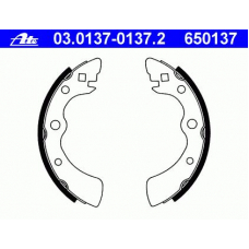 03.0137-0137.2 ATE Комплект тормозных колодок
