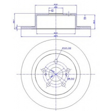 142.1098 CAR Тормозной диск