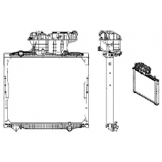 2205542 BEHR Radiator