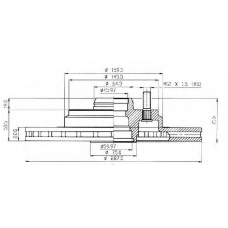 BDC3459 QUINTON HAZELL Тормозной диск