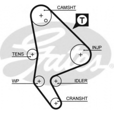 5558XS GATES Ремень ГРМ
