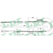 C0520C LPR Трос, управление сцеплением
