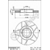 09.7011.75 BREMBO Тормозной диск