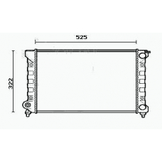 RM0273 EQUAL QUALITY Радиатор, охлаждение двигателя