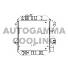 101026 AUTOGAMMA Радиатор, охлаждение двигателя