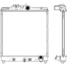 3211-1011 SAKURA  Automotive Радиатор, охлаждение двигателя