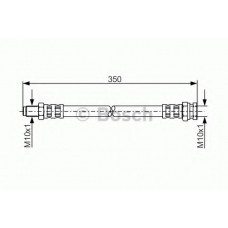 1 987 481 311 BOSCH Тормозной шланг
