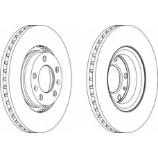 DDF264-1 FERODO Тормозной диск