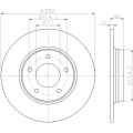 8DD 355 115-831 HELLA PAGID Тормозной диск