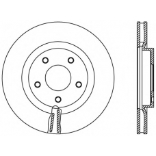 BDR2401.20 OPEN PARTS Тормозной диск