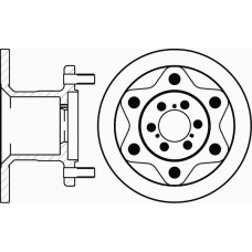 MDC837 MINTEX Тормозной диск