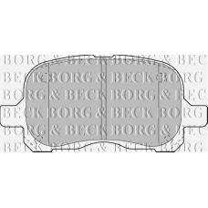 BBP1771 BORG & BECK Комплект тормозных колодок, дисковый тормоз