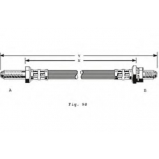 PHC230 TRW Тормозной шланг