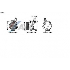 TOK451 AVA Компрессор, кондиционер