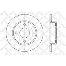 6020-2543-SX STELLOX Тормозной диск