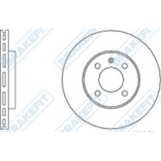DK6036 APEC Тормозной диск