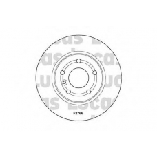 DF2766 TRW Тормозной диск