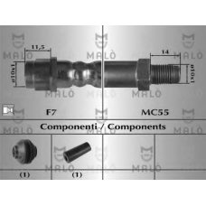 80998 Malo Тормозной шланг