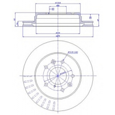 142.829 CAR Тормозной диск