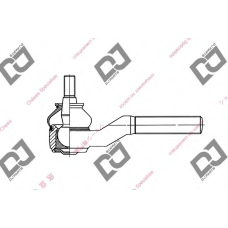 DE1134 DJ PARTS Наконечник поперечной рулевой тяги