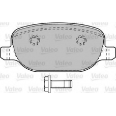601029 VALEO Комплект тормозных колодок, дисковый тормоз