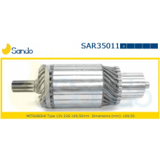 SAR35011.0 SANDO Якорь, стартер