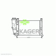 31-3053 KAGER Радиатор, охлаждение двигателя
