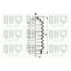 QG1444 QUINTON HAZELL Комплект пылника, рулевое управление