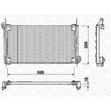 350203131000 MAGNETI MARELLI Конденсатор, кондиционер