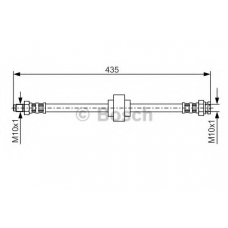 1 987 476 521 BOSCH Тормозной шланг