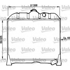 730867 VALEO Радиатор, охлаждение двигателя