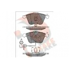 RB1531 R BRAKE Комплект тормозных колодок, дисковый тормоз