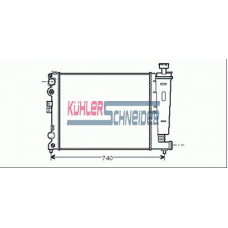 1505601 KUHLER SCHNEIDER Радиатор, охлаждение двигател