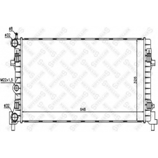 10-26222-SX STELLOX Радиатор, охлаждение двигателя