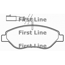 FBP3383 FIRST LINE Комплект тормозных колодок, дисковый тормоз