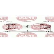 LH2798 DELPHI Тормозной шланг