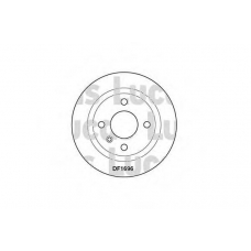 DF1696 TRW Тормозной диск