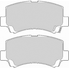 FD6912A NECTO Комплект тормозных колодок, дисковый тормоз